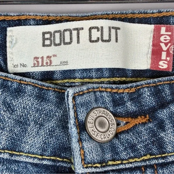 Levis 515 6M Bootcut Jeans Blue Mid Rise Classic Normcore All Season Wear 2000s - Picture 2 of 13